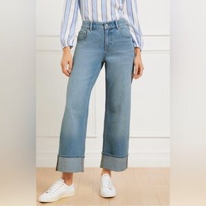 Talbots STRAIGHT ANKLE CUFF JEANS - MCCARREN WASH 2
